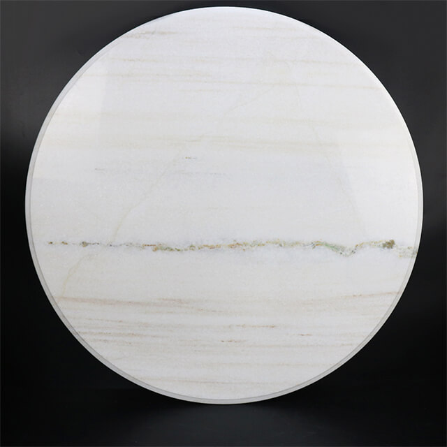 High Quality White Marble Stone Countertop Coffee Table Top YT001