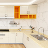 Project Customize Polishing Quartz stone Kitchen Countertops YK-010