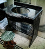 black undermount Granite Vanity Top for bathroom vanities