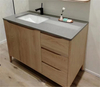 resin Marble Vanity Top for makeup with square sink