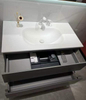 Bright Pebble Painted Quartz Vanity Top for Vessel Sinks