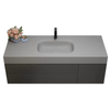 Pebble Integrated Quartz Vanity Top for Farmhouse