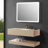 Modern Bathroom Vanity Cabinet Solid Surface Vanity Top Design