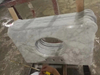 resin double sink Marble Vanity Top for vessel sink