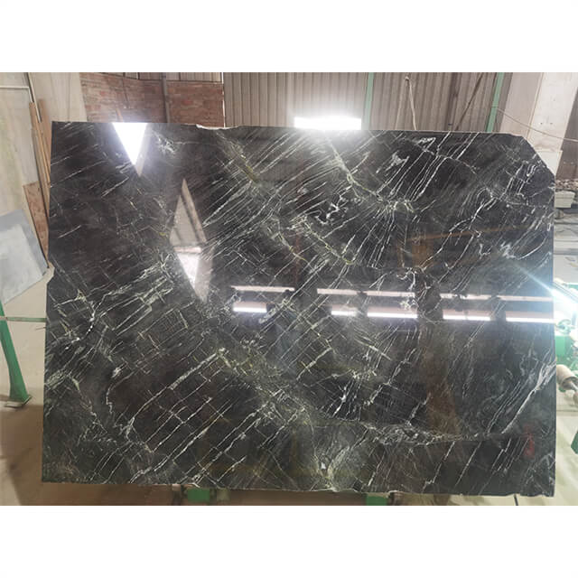 High-end Dark Coloured Glittering Quartz Slabs for Homeowner