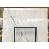 Luxury White Marble Patterned Quartz Slabs for Bathroom