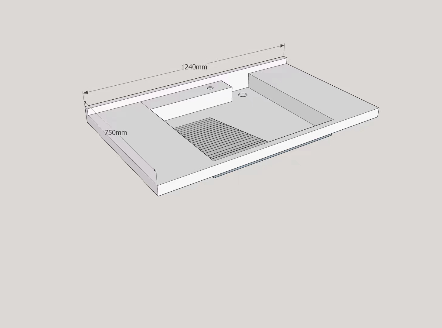 resin antique Marble Vanity Top for Kitchen