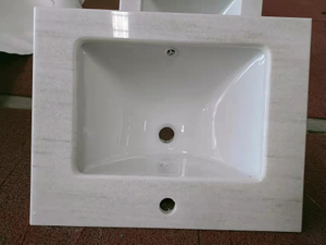 square integrated Vanity Top for bathroom cabinet