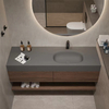 Pebble Integrated Quartz Vanity Top for Farmhouse