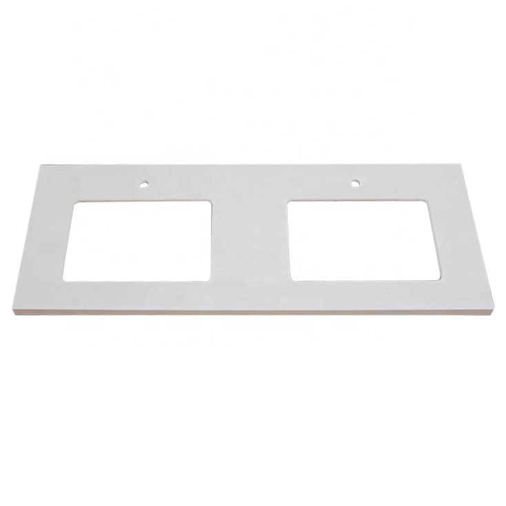 artificial stone integrated Quartz Vanity Top for bathroom