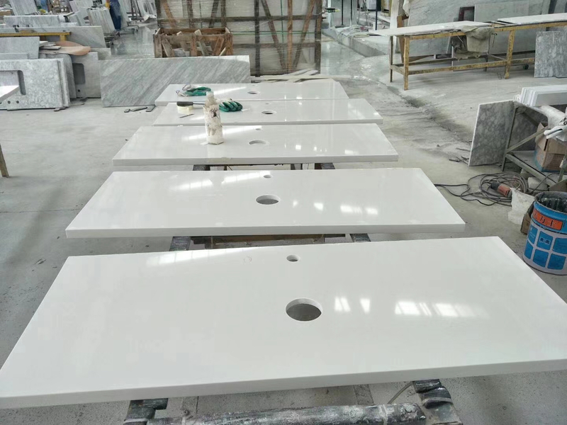 ultured Solid Surface Marble Vanity Top for Kitchen