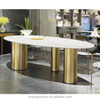 Customized Resin Polished Restaurant Dining Table Top