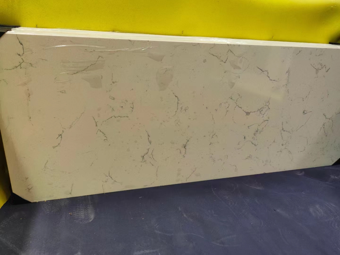 sintered stone double bowl Marble Vanity Top for vessel sink