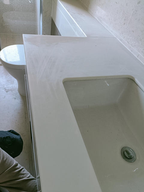 Steps to clean granite vanity top