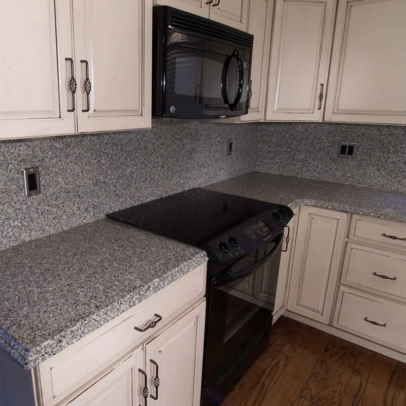 China Cheap Black Galaxy Stone Granite Countertops Kitchen Island