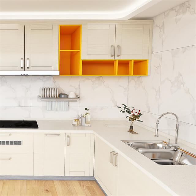 Customized Polishing Quartz Kitchen Countertop YK-011