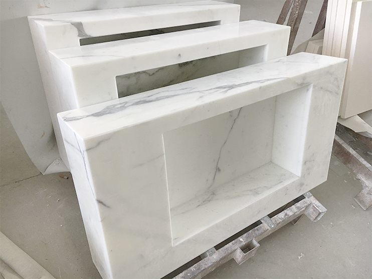 artificial stone polished Quartz Vanity Top for farmhouse